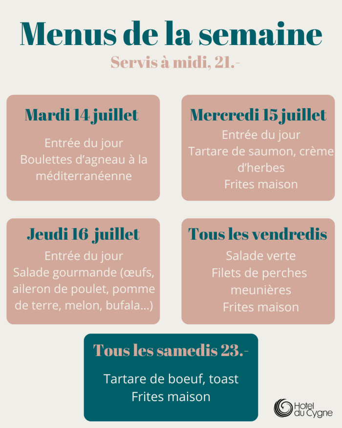 Menu de la semaine (10)