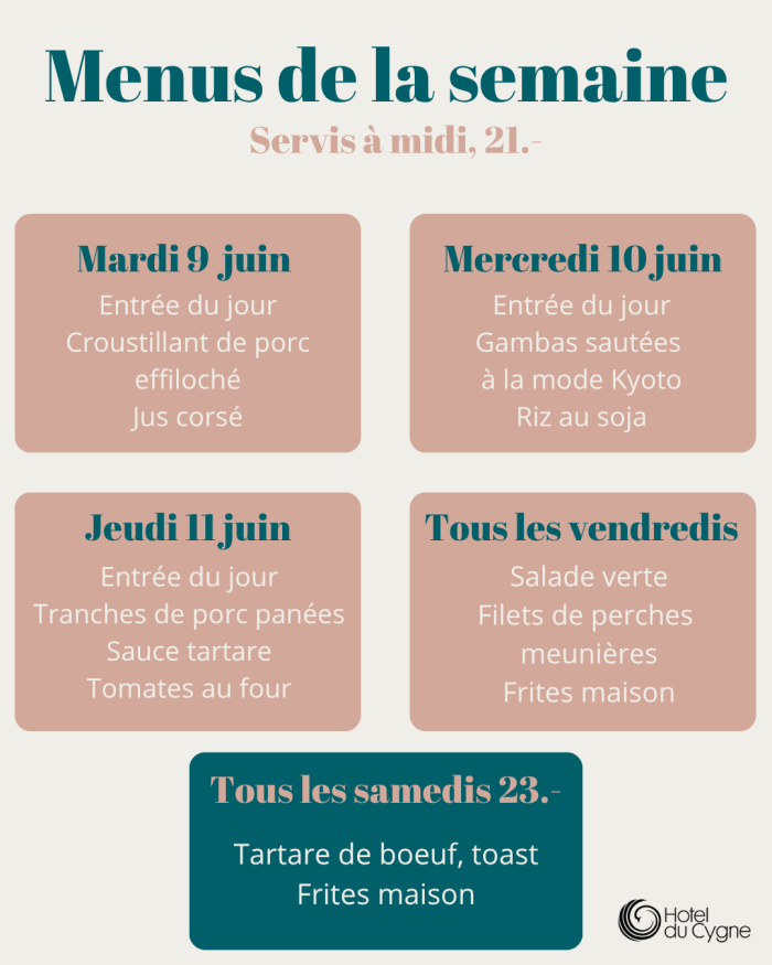 Menu de la semaine (2)